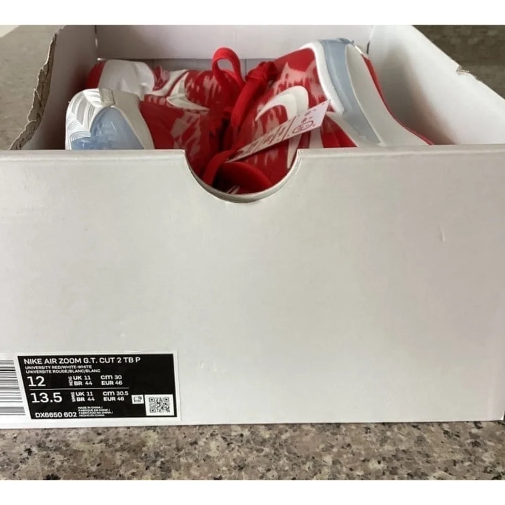 Nike Air Zoom G.T. Cut 2 TB P Size: 12 Color: University Red / White